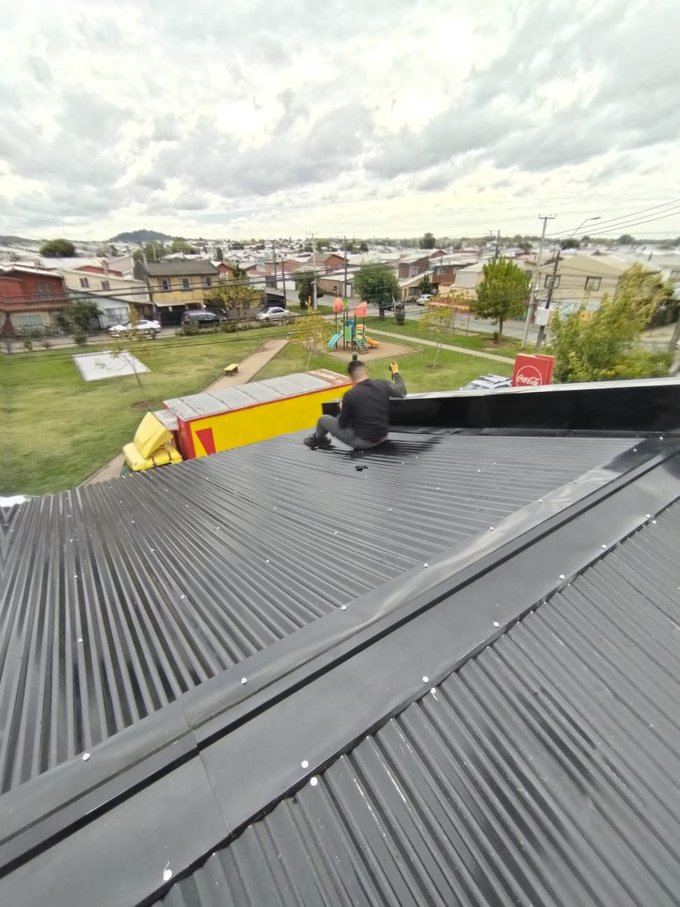 Construcción techo industrial Los Ángeles Biobío Chile